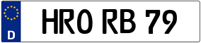 Truck License Plate